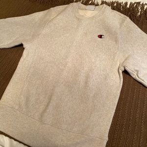 Champion reverse weave gray crew neck
